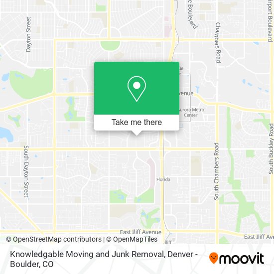 Mapa de Knowledgable Moving and Junk Removal