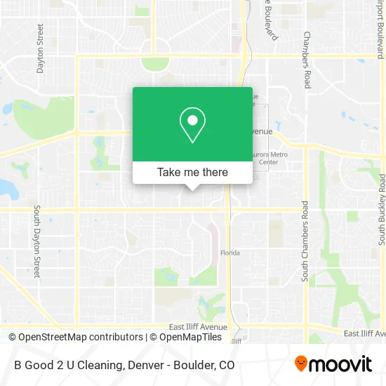 B Good 2 U Cleaning map