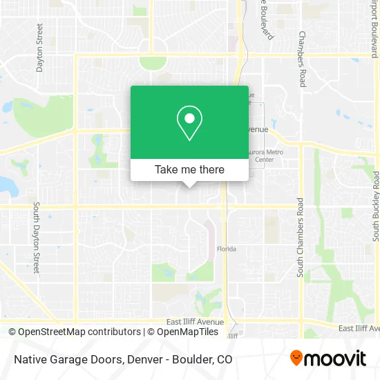 Native Garage Doors map