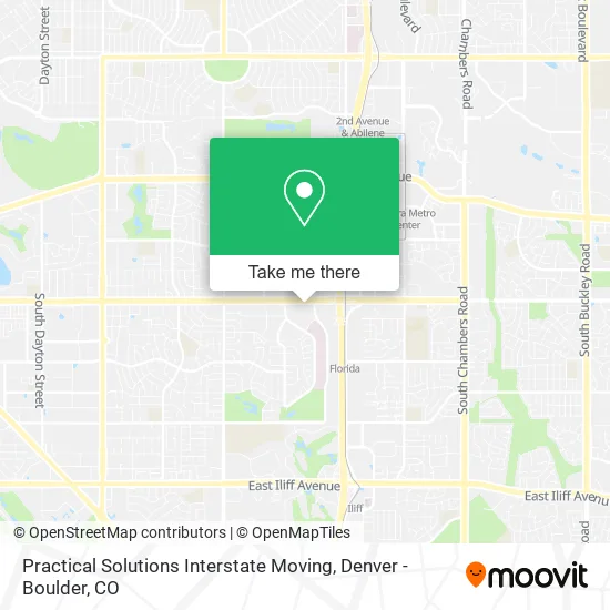Practical Solutions Interstate Moving map