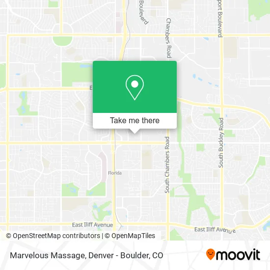 Mapa de Marvelous Massage