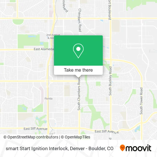 smart Start Ignition Interlock map