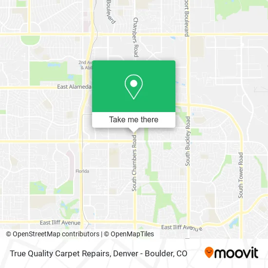 Mapa de True Quality Carpet Repairs