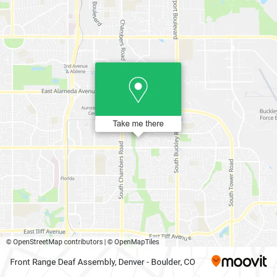 Mapa de Front Range Deaf Assembly