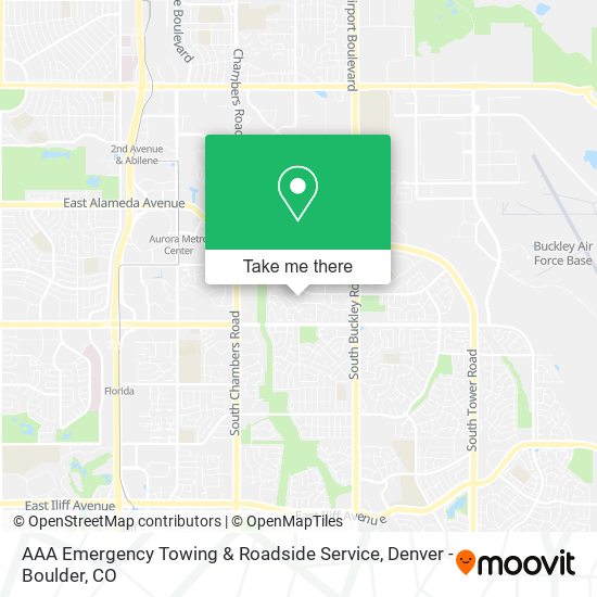 AAA Emergency Towing & Roadside Service map