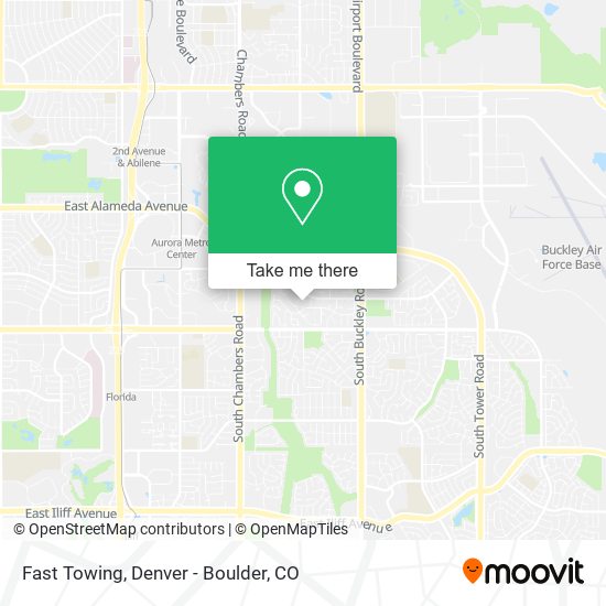 Fast Towing map