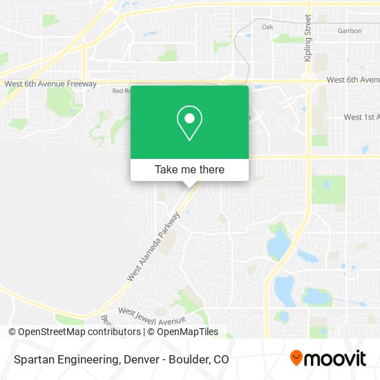 Spartan Engineering map