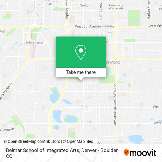 Belmar School of Integrated Arts map