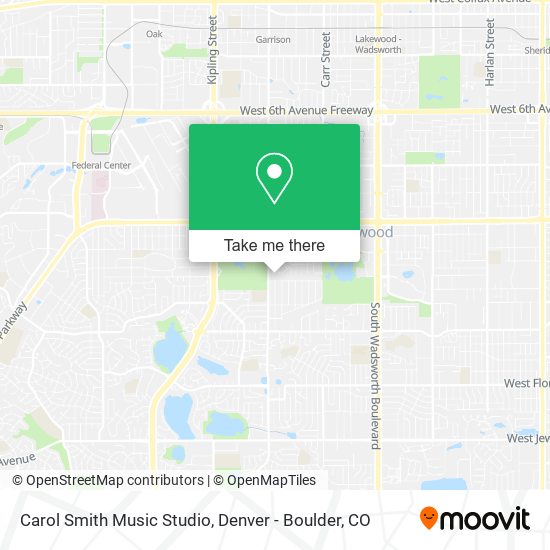 Carol Smith Music Studio map
