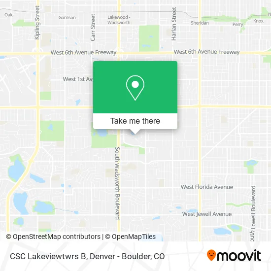 CSC Lakeviewtwrs B map