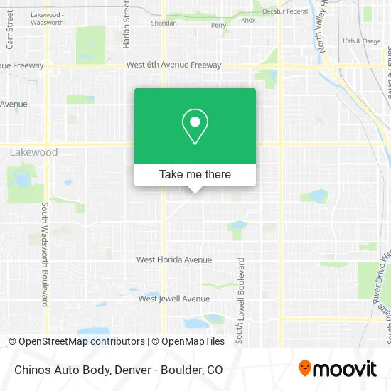 Chinos Auto Body map
