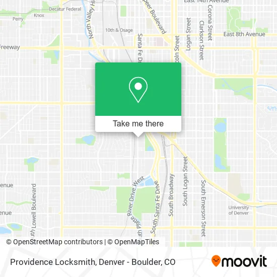 Providence Locksmith map