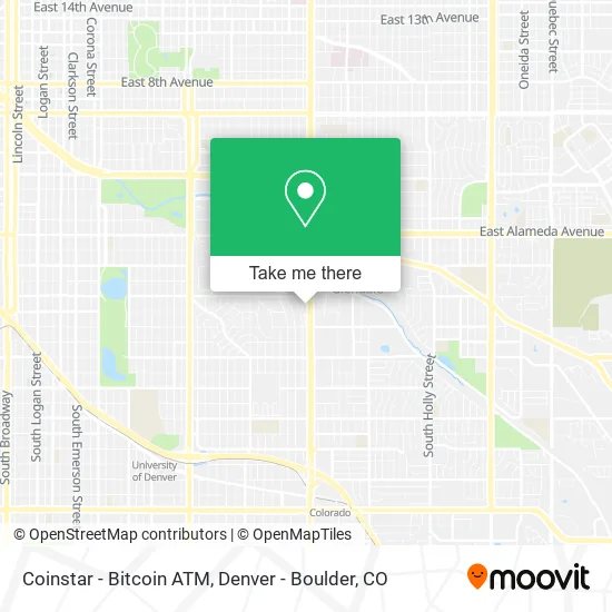 Coinstar - Bitcoin ATM map