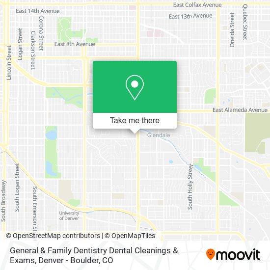 General & Family Dentistry Dental Cleanings & Exams map