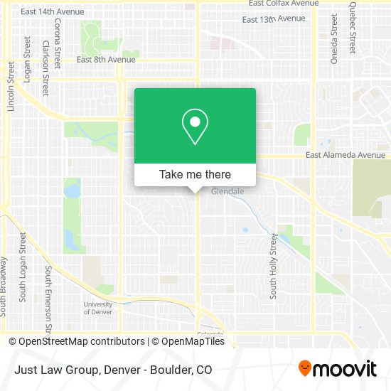 Just Law Group map