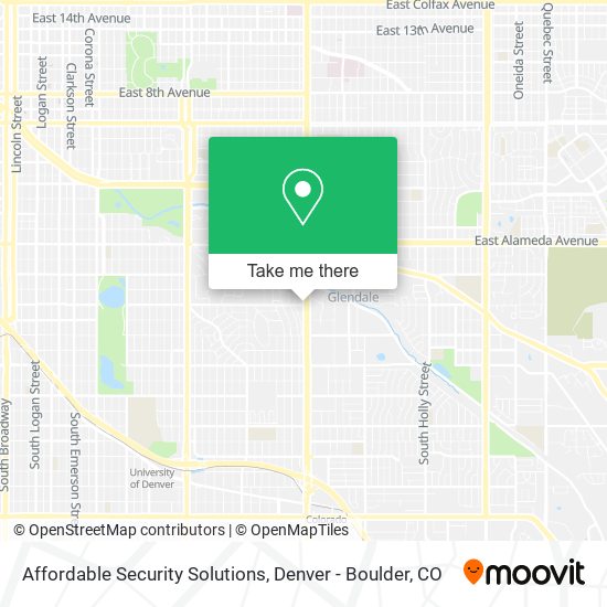 Affordable Security Solutions map