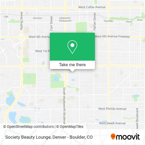 Society Beauty Lounge map
