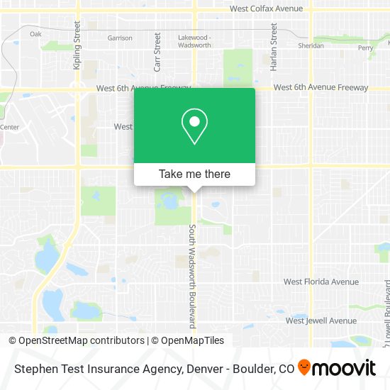Mapa de Stephen Test Insurance Agency