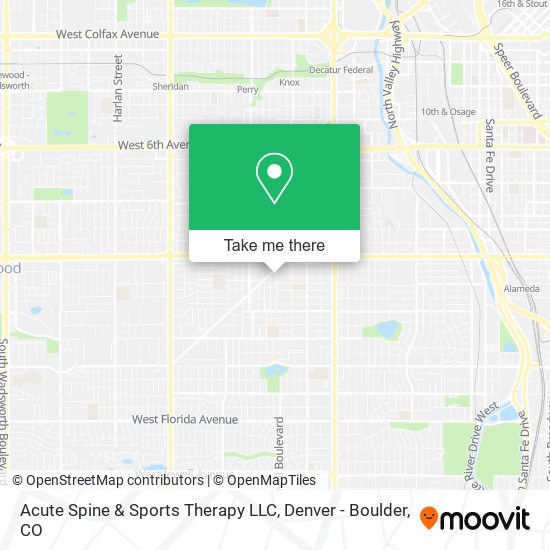 Mapa de Acute Spine & Sports Therapy LLC