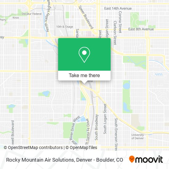 Rocky Mountain Air Solutions map