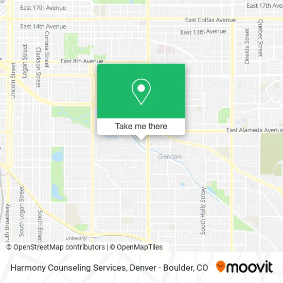 Harmony Counseling Services map