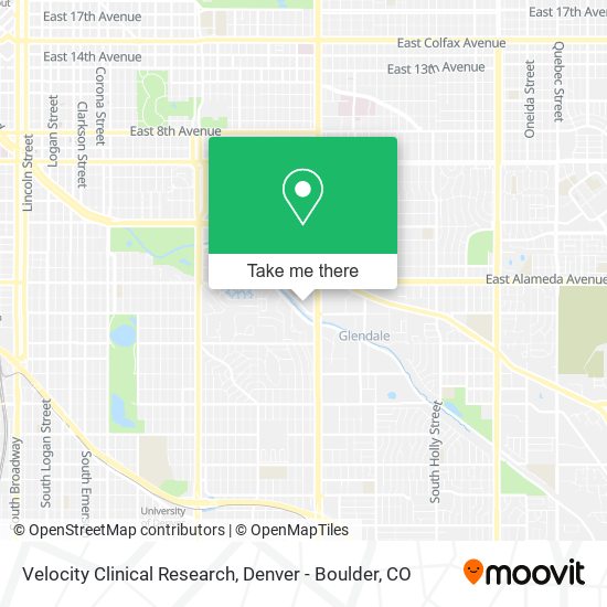 Mapa de Velocity Clinical Research