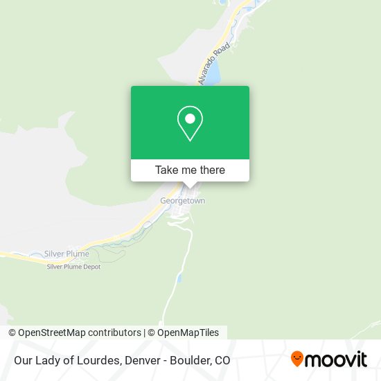 Our Lady of Lourdes map
