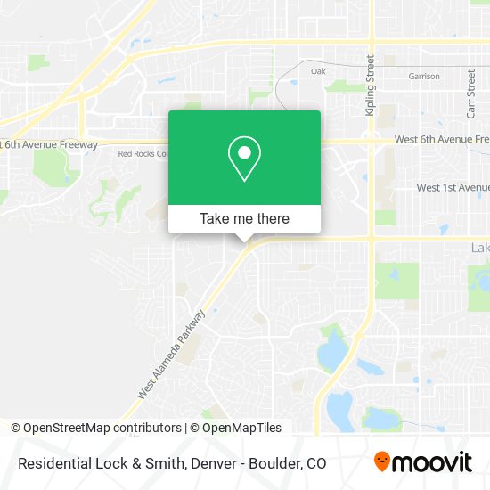 Residential Lock & Smith map