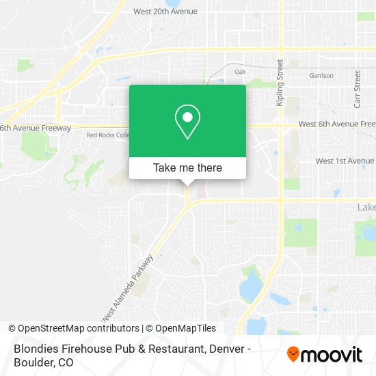 Blondies Firehouse Pub & Restaurant map