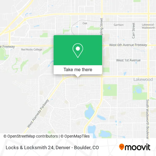 Locks & Locksmith 24 map