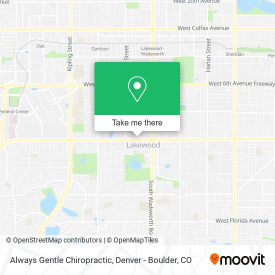 Mapa de Always Gentle Chiropractic