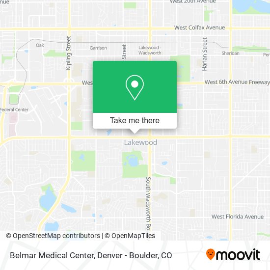 Mapa de Belmar Medical Center