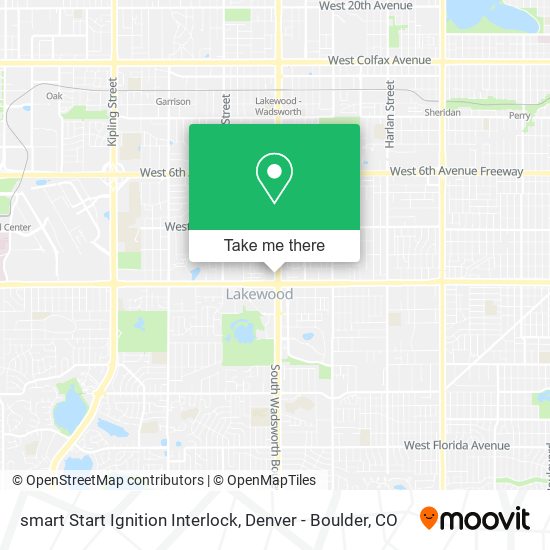 Mapa de smart Start Ignition Interlock