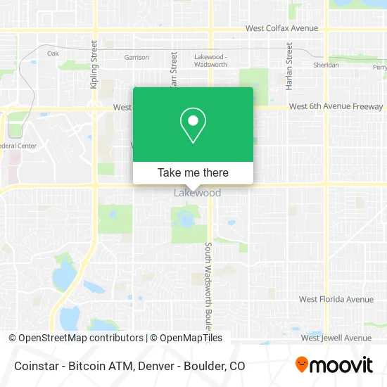 Coinstar - Bitcoin ATM map