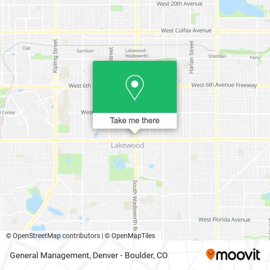 General Management map