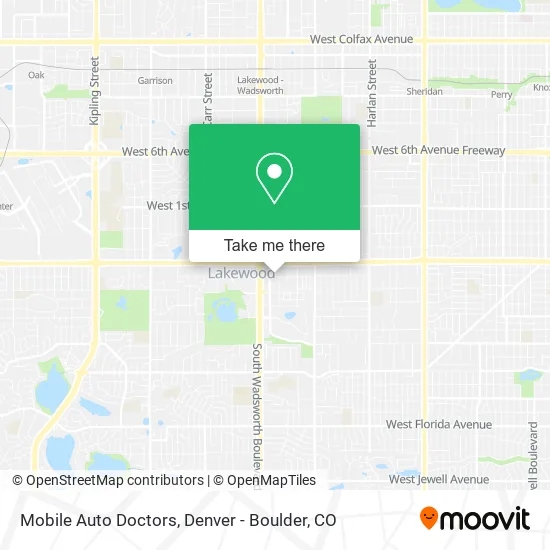 Mobile Auto Doctors map
