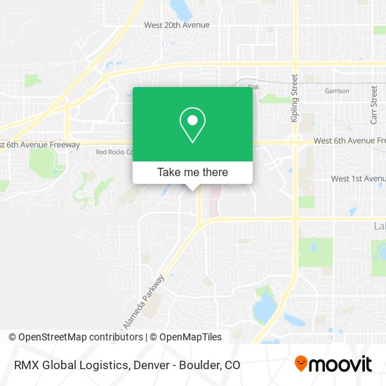 RMX Global Logistics map