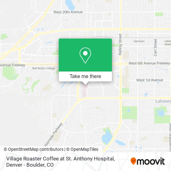 Mapa de Village Roaster Coffee at St. Anthony Hospital