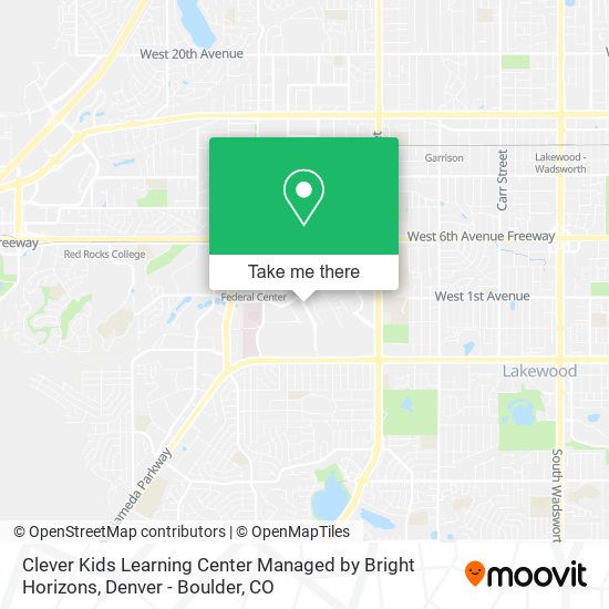 Mapa de Clever Kids Learning Center Managed by Bright Horizons