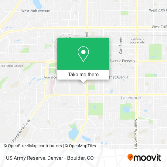 Mapa de US Army Reserve