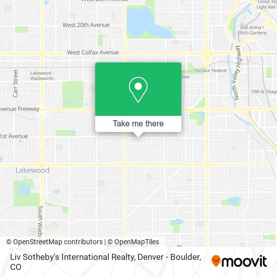Mapa de Liv Sotheby's International Realty