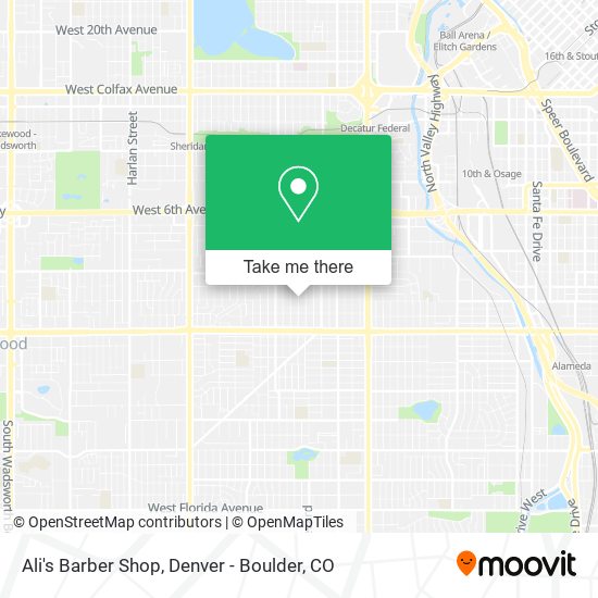Ali's Barber Shop map