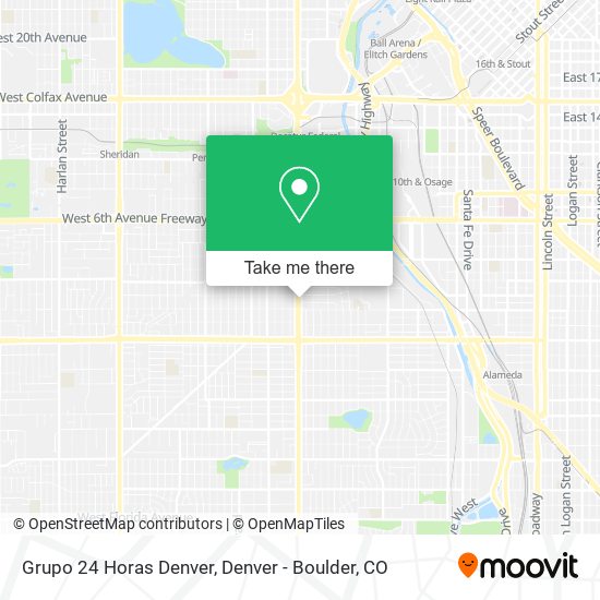 Grupo 24 Horas Denver map
