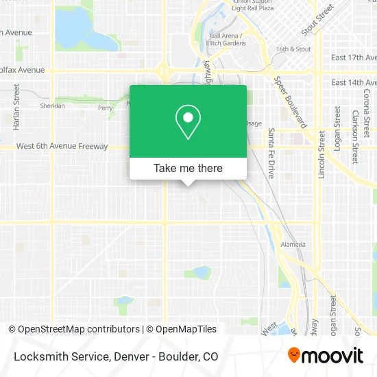 Locksmith Service map