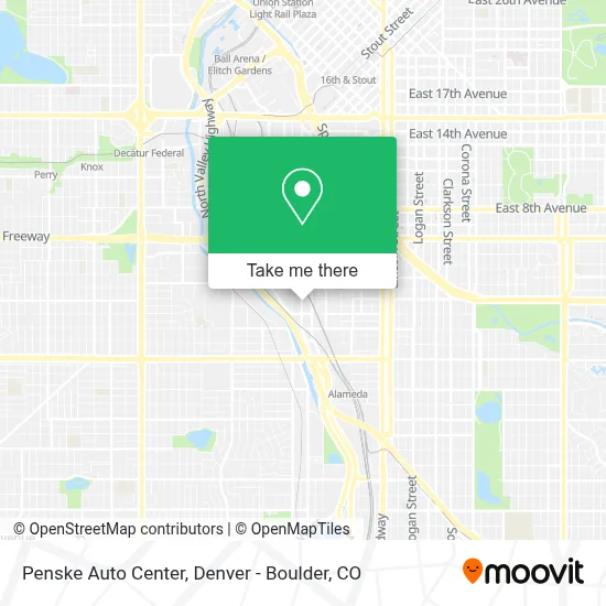 Penske Auto Center map