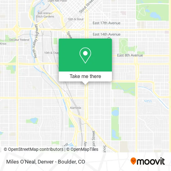 Miles O'Neal map