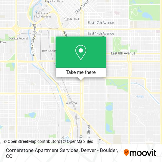 Cornerstone Apartment Services map