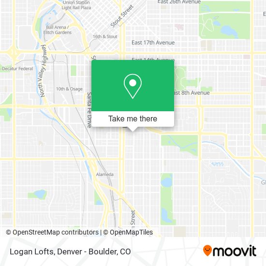 Mapa de Logan Lofts
