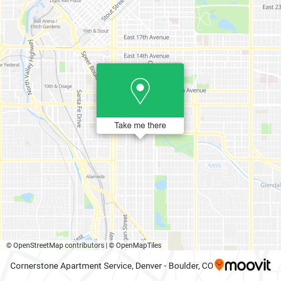 Cornerstone Apartment Service map