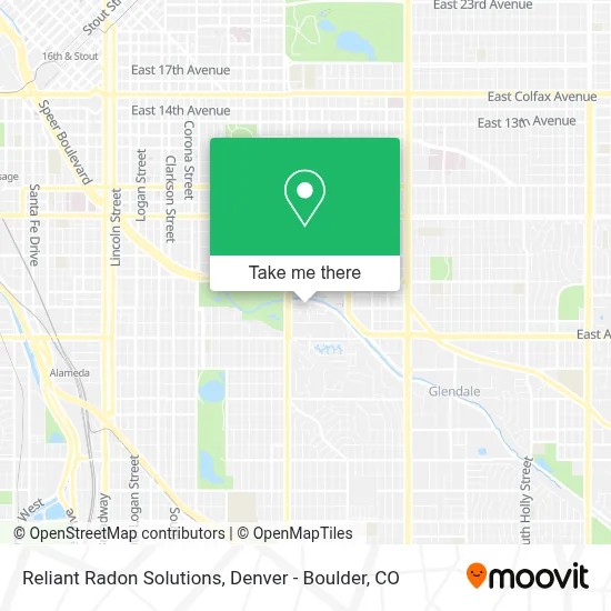 Reliant Radon Solutions map